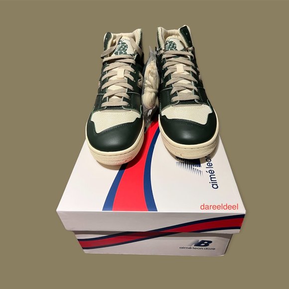 AIME LEON DORE X NEW BALANCE 650R BOTANICAL GREEN sz 12 - Picture 6 of 9
